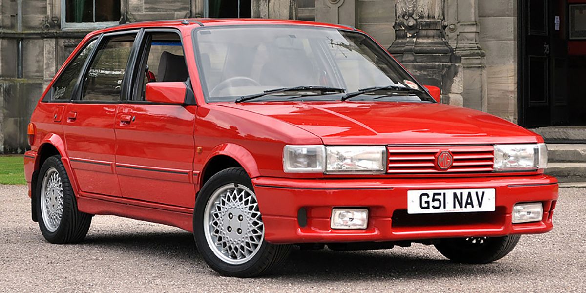 Red 1989 MG Maestro  2.0-liter  Turbo 