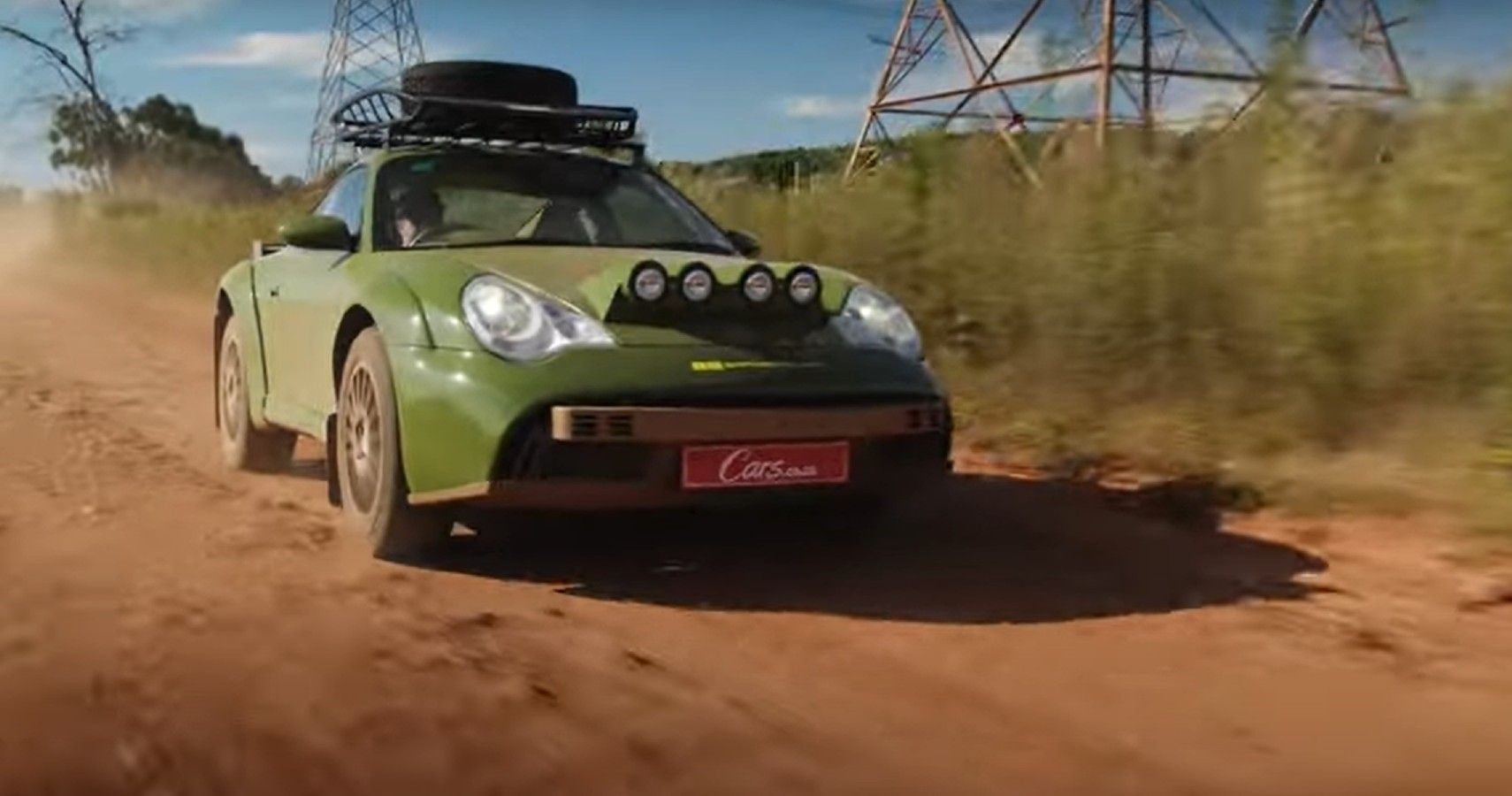 Porsche 911 Safari Build green