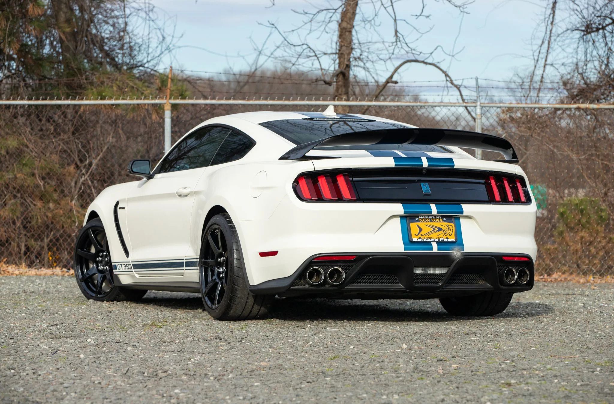 2020 Ford Mustang Shelby GT350R Heritage Edition Rear Quarter View