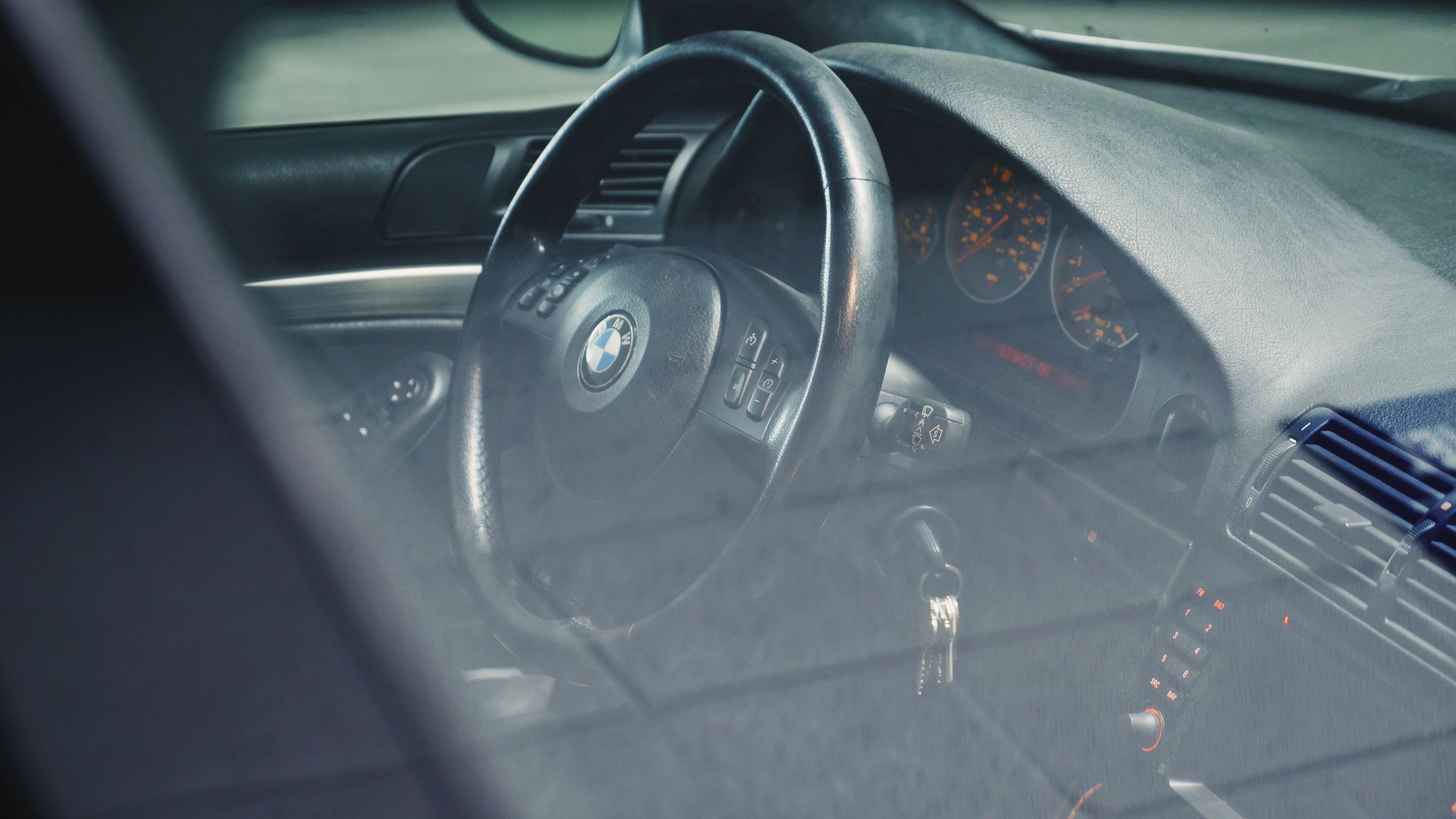 BMW E39 M5 Interior Through Glass