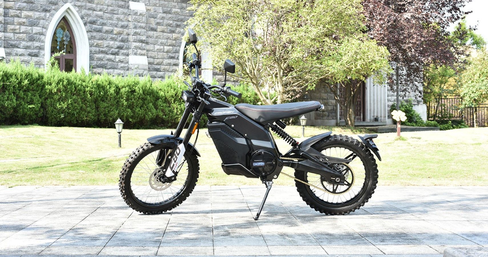 This Unassuming Caofen F80 Electric Motorcycle Can Go Anywhere