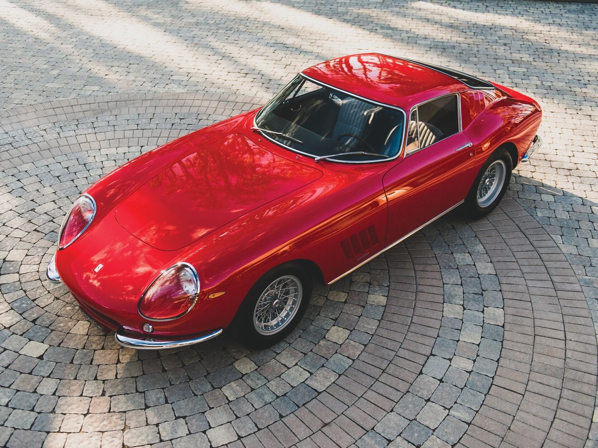 1966 Ferrari 275 GTBC by Scaglietti Auction Top Down View