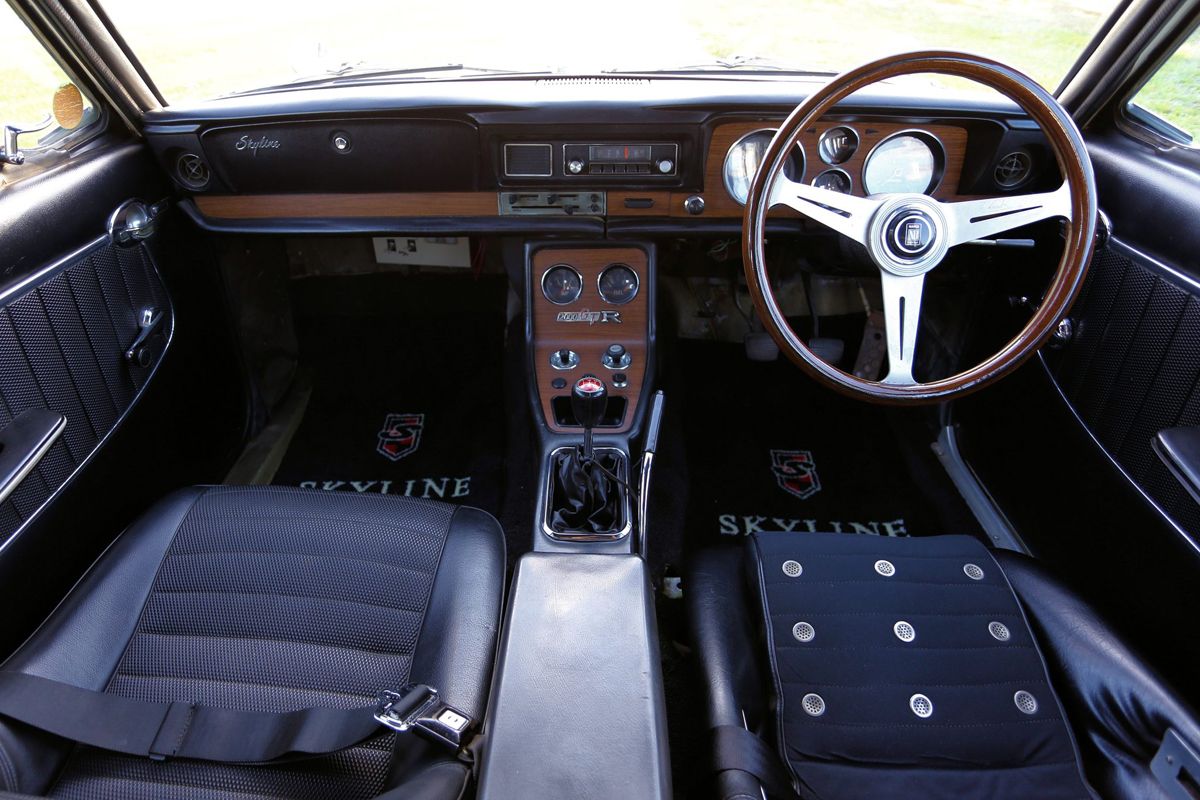 First-Year 1969 Nissan Skyline 2000 GT-R Interior View