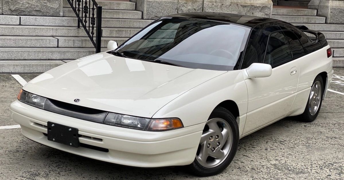 1992 Subaru SVX (White) - Front