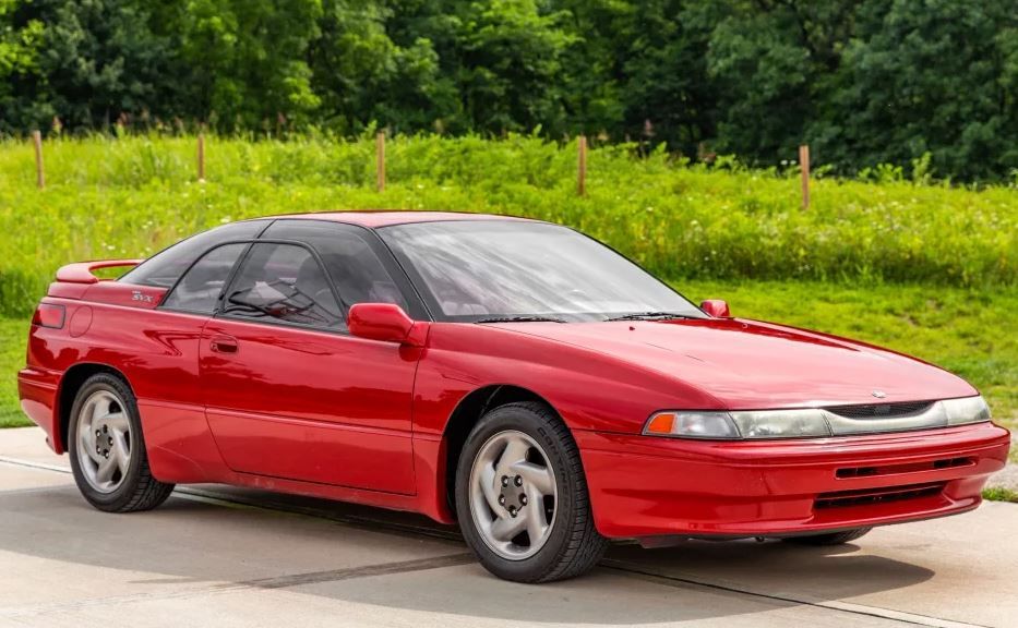 1993 Subaru SVX sports car red