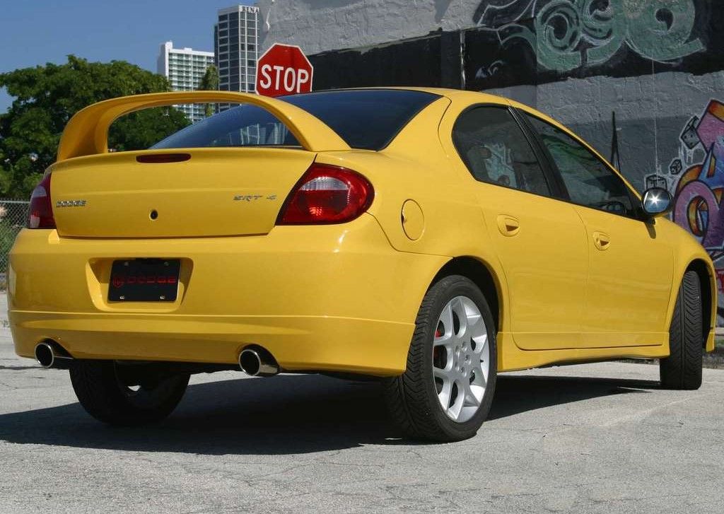 Yellow 2003 Dodge Neon SRT-4