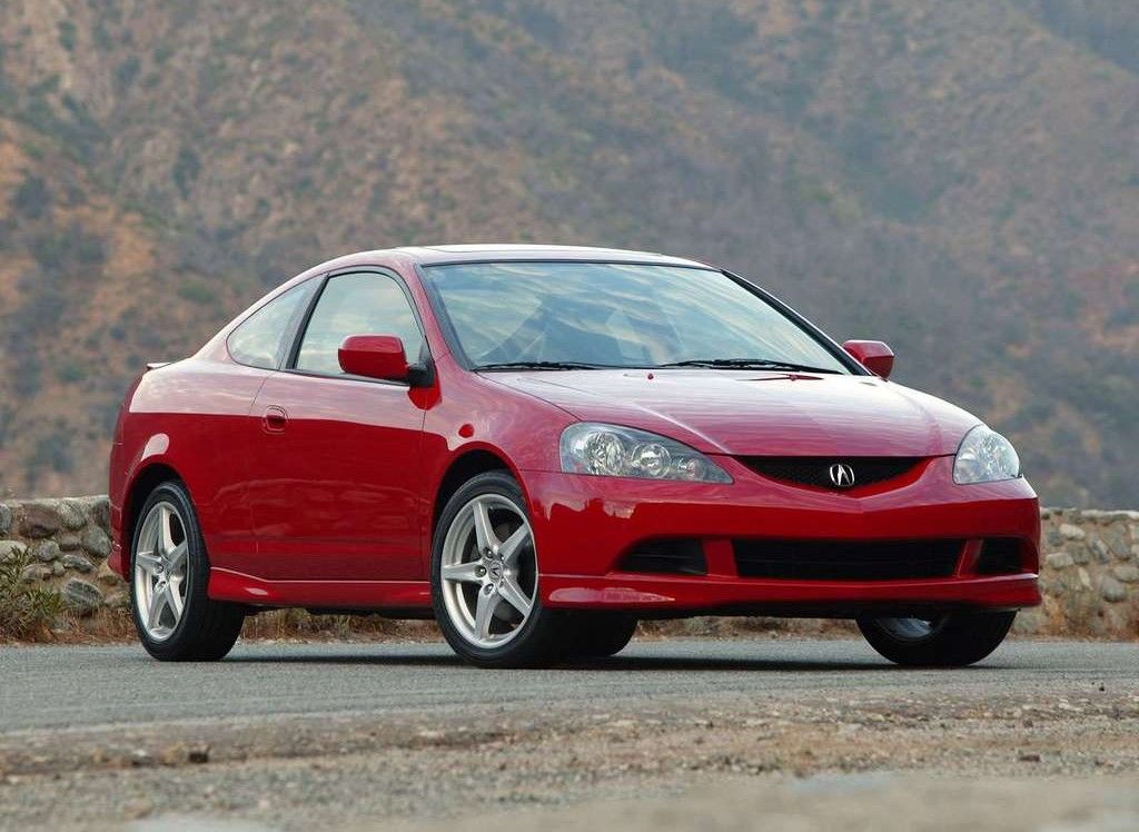 Red 2005 Acura RSX Type-S