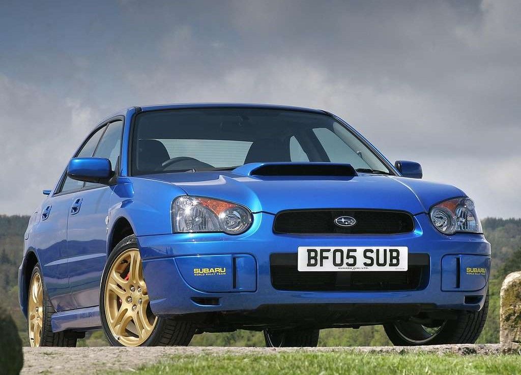 Blue 2005 Subaru Impreza WRX