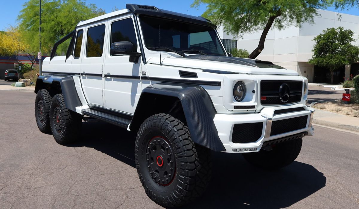Uber Rare 2014 Mercedes-Benz G63 AMG 6X6 In White Paint