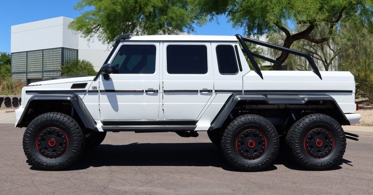 Extremely Rare 2014 Mercedes-Benz G63 AMG 6X6 In White Paint
