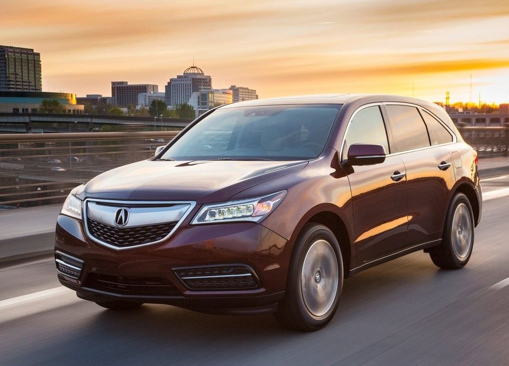 Red 2015 Acura MDX