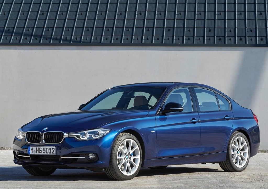 Blue 2016 BMW 3-Series