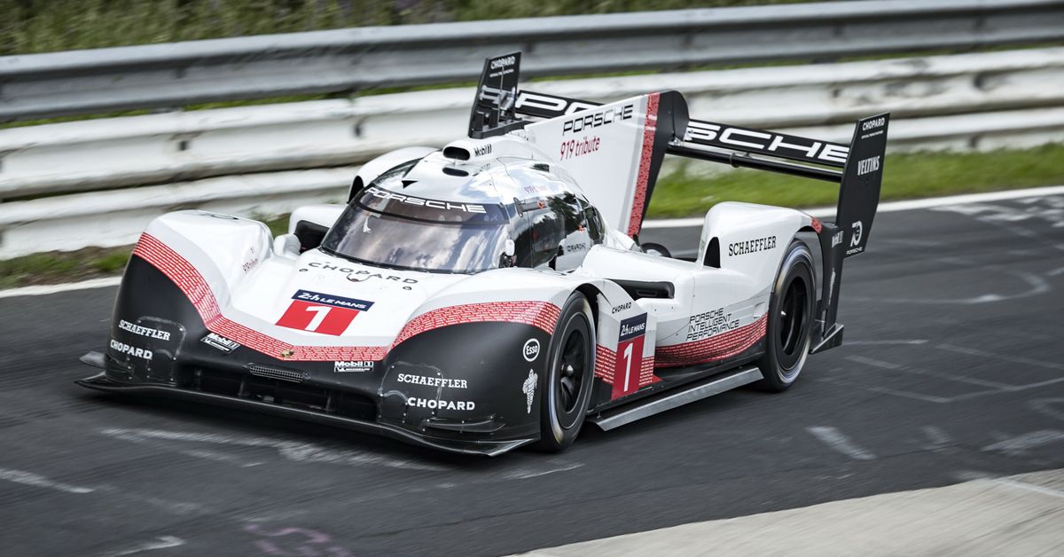 2018 Porsche 919 Hybrid Evo LMP Race Car