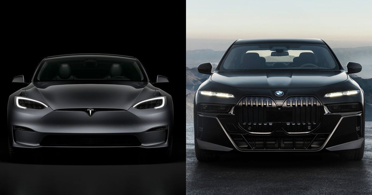 Tesla model s vs outlet bmw 7 series