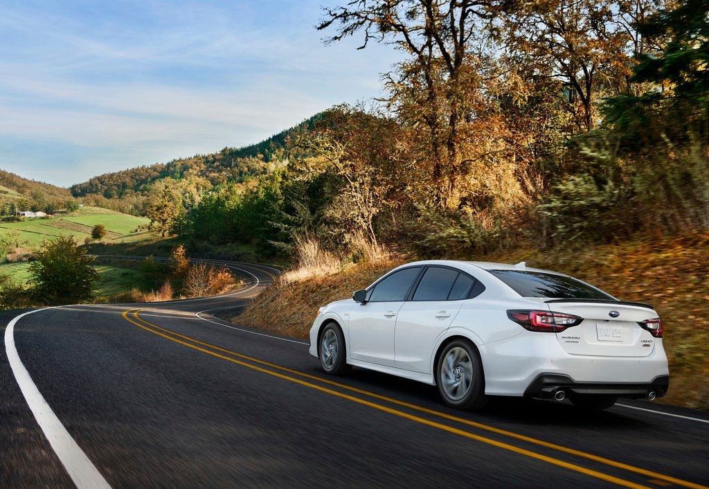 White 2023 Subaru Legacy On The Road