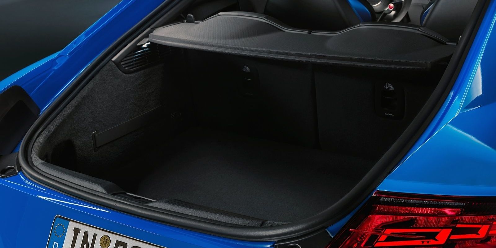 Audi TT RS rear trunk