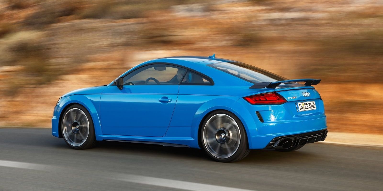 The Audi TT RS is fast on the highway