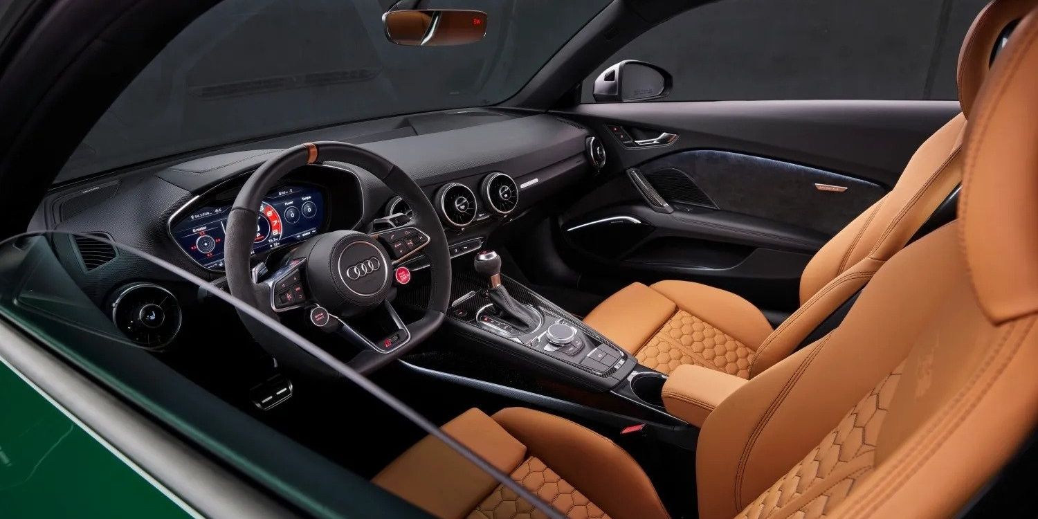 Interior of the Audi TT RS Heritage Edition