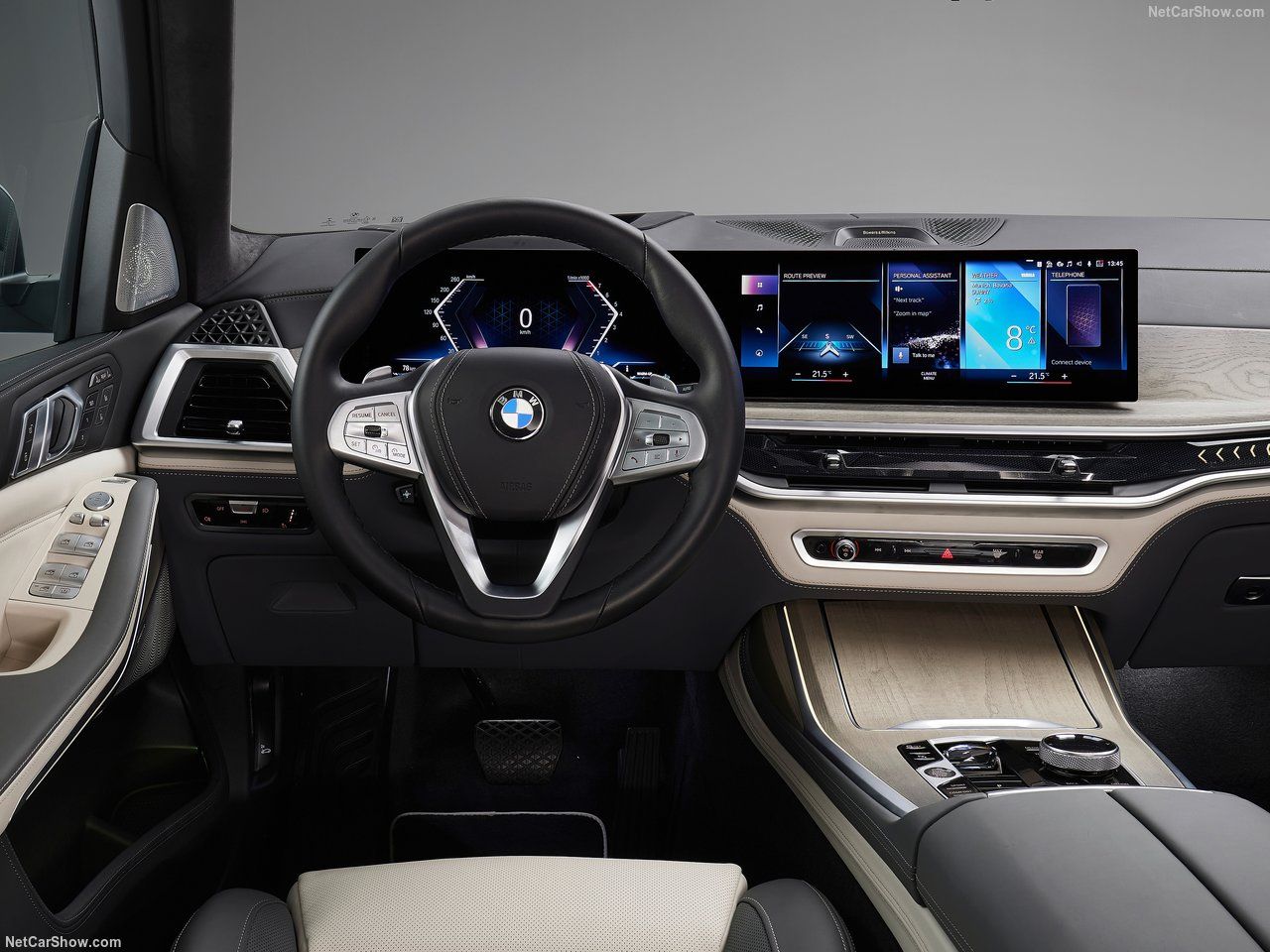 BMW X7 2023 center console