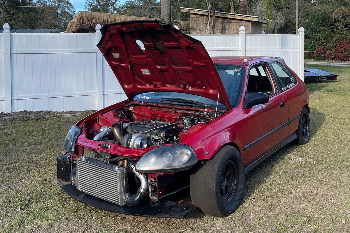 JDM Power BoostedBoiz Take The AWD Honda Civic Hatch For TireSmoking