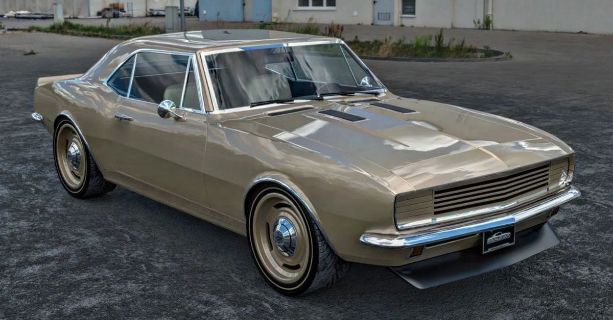 Classic 1967 Chevrolet Camaro Render By Emmanuel Brito 