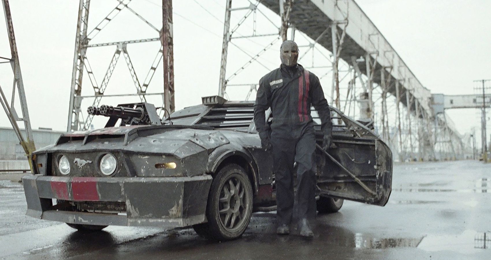 Frankenstein From The Death Race With His Mustang GT