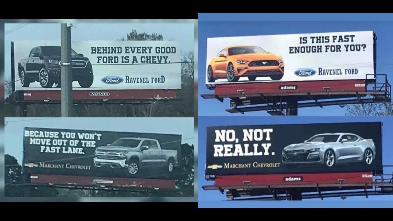 Ford vs Chevy Ads
