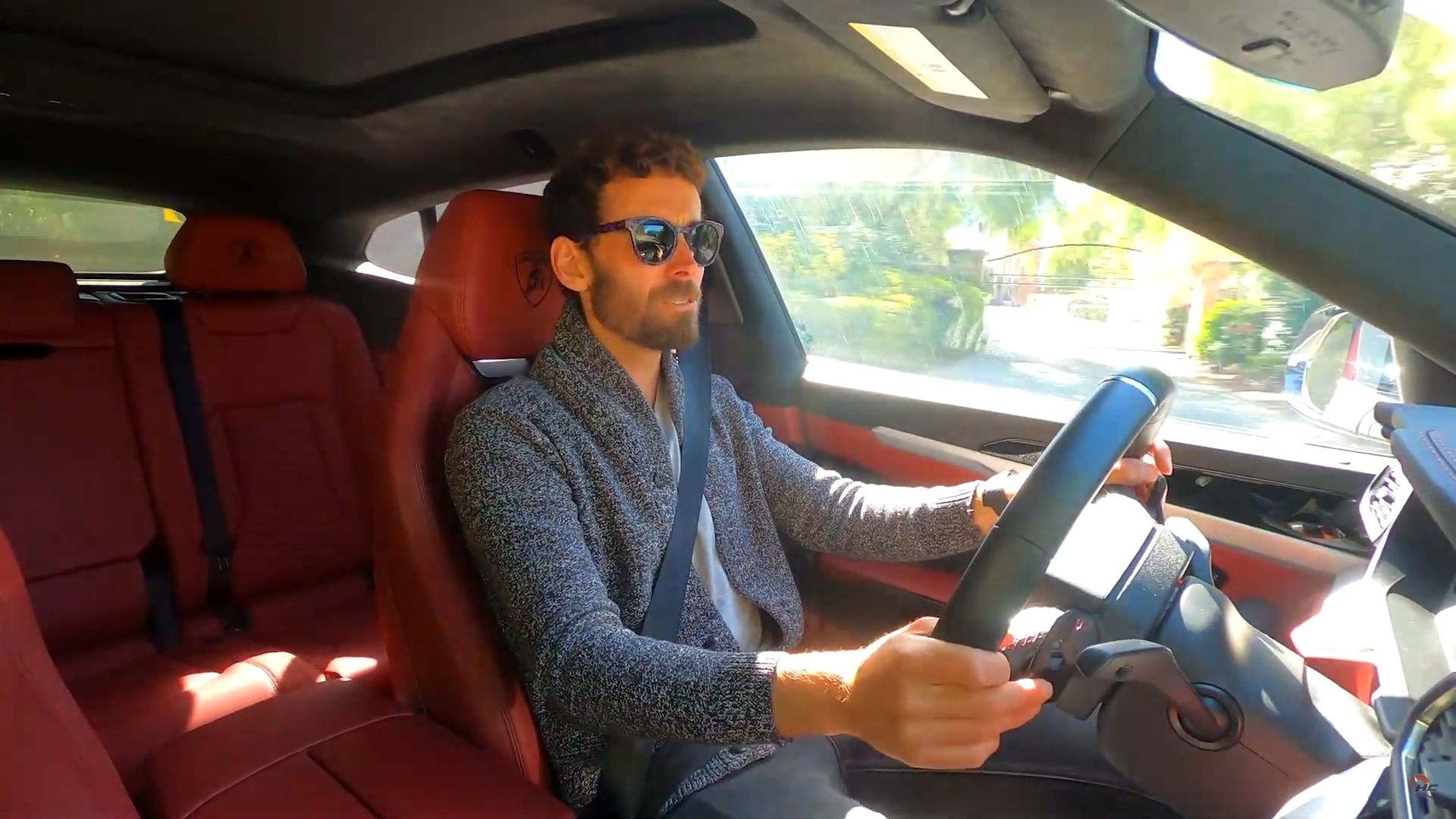 HotCars Urus Review Interior Shot Van Runkle Driving