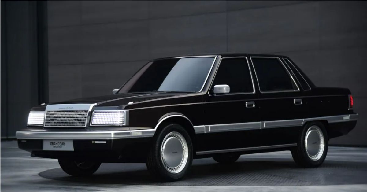 This Heritage Series Grandeur EV Celebrates Hyundai's 1986 Flagship Sedan