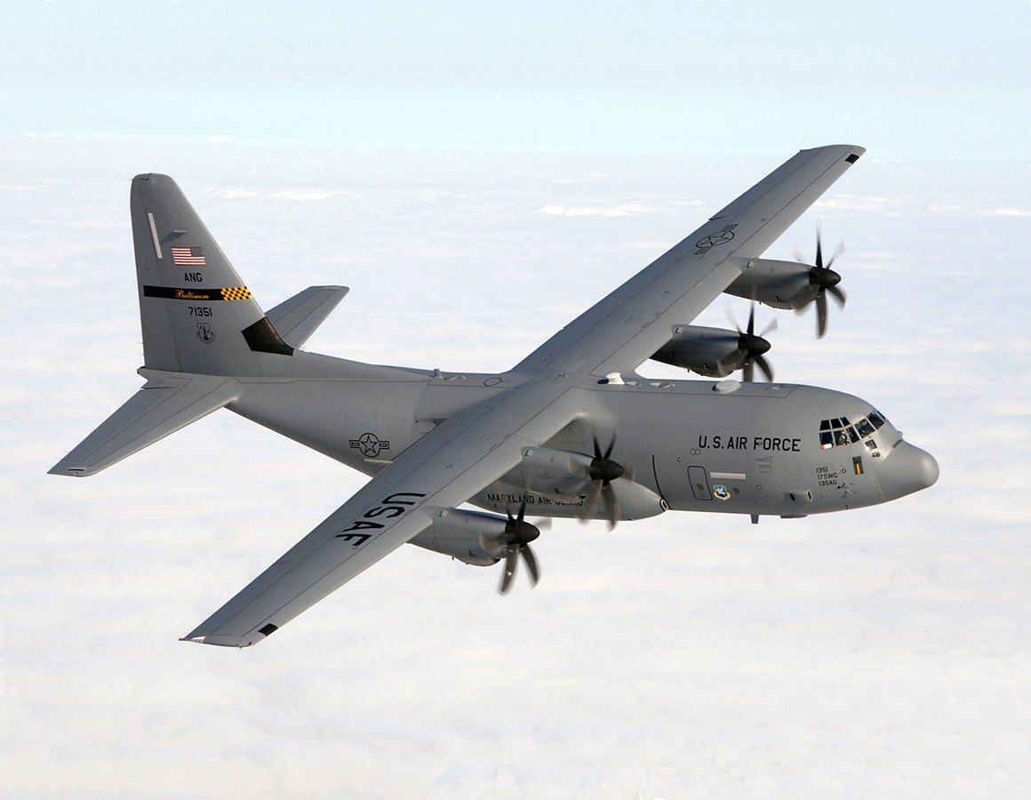 C-130J Super Hercules transport aircraft