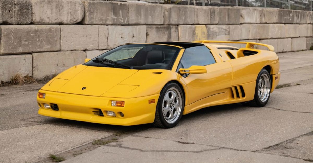 Rare  Lamborghini VT Roadster Has All-Wheel-Drive