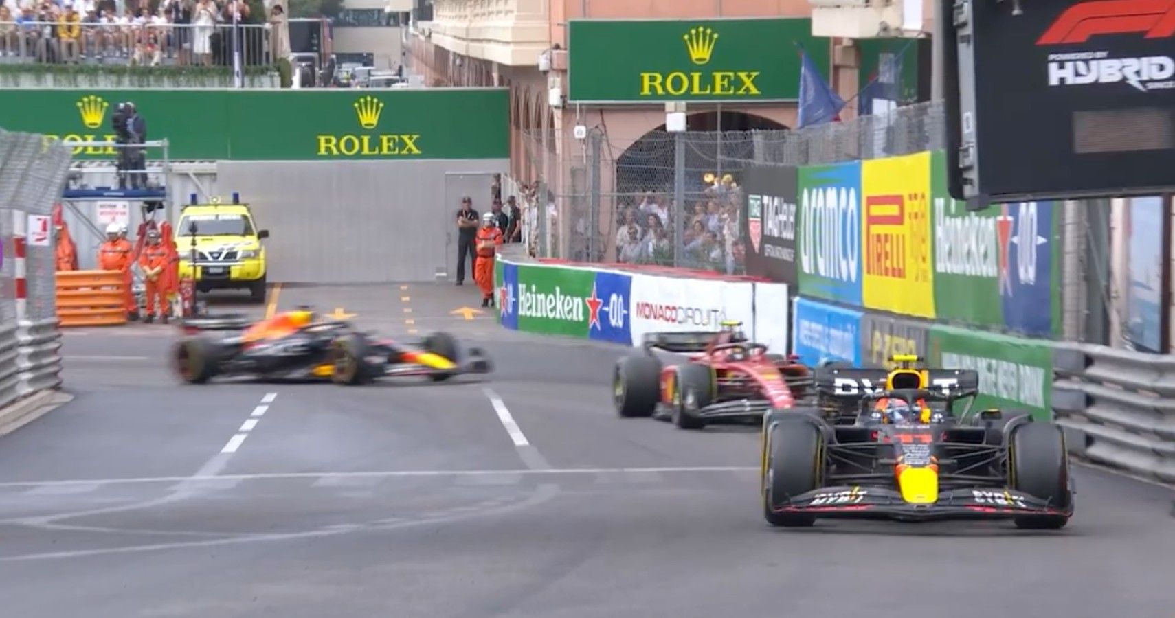 Sergio Perez, Carlos Sainz, Max Verstappen - Monaco GP