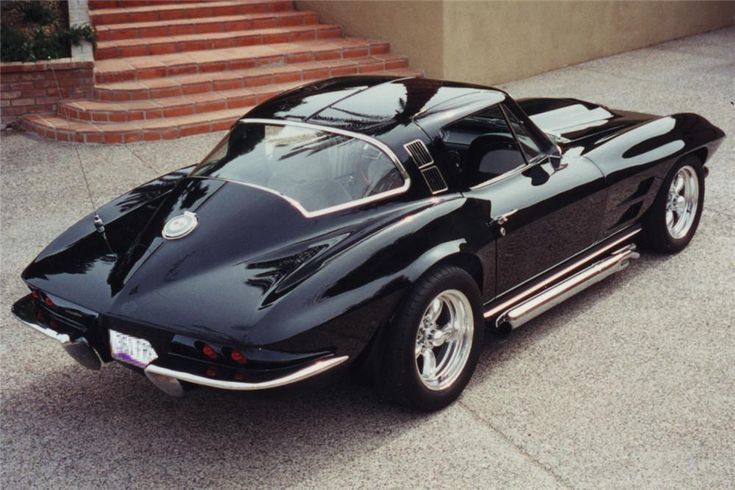 The 1964 Chevrolet Corvette Stingray on display.