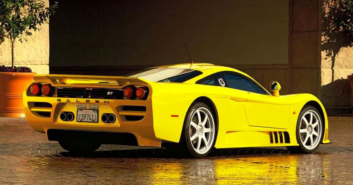 Yellow Saleen S7 Parked On Driveway