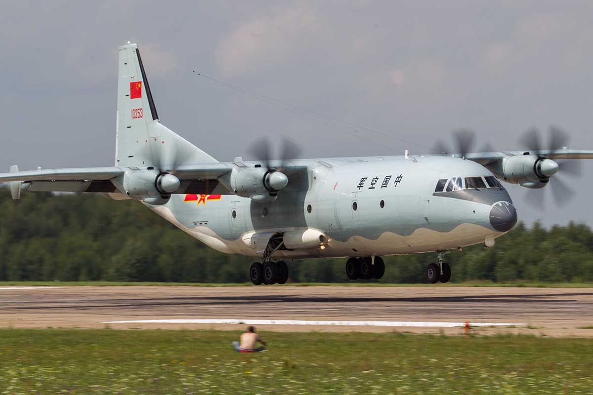 Y-9 transport aircraft