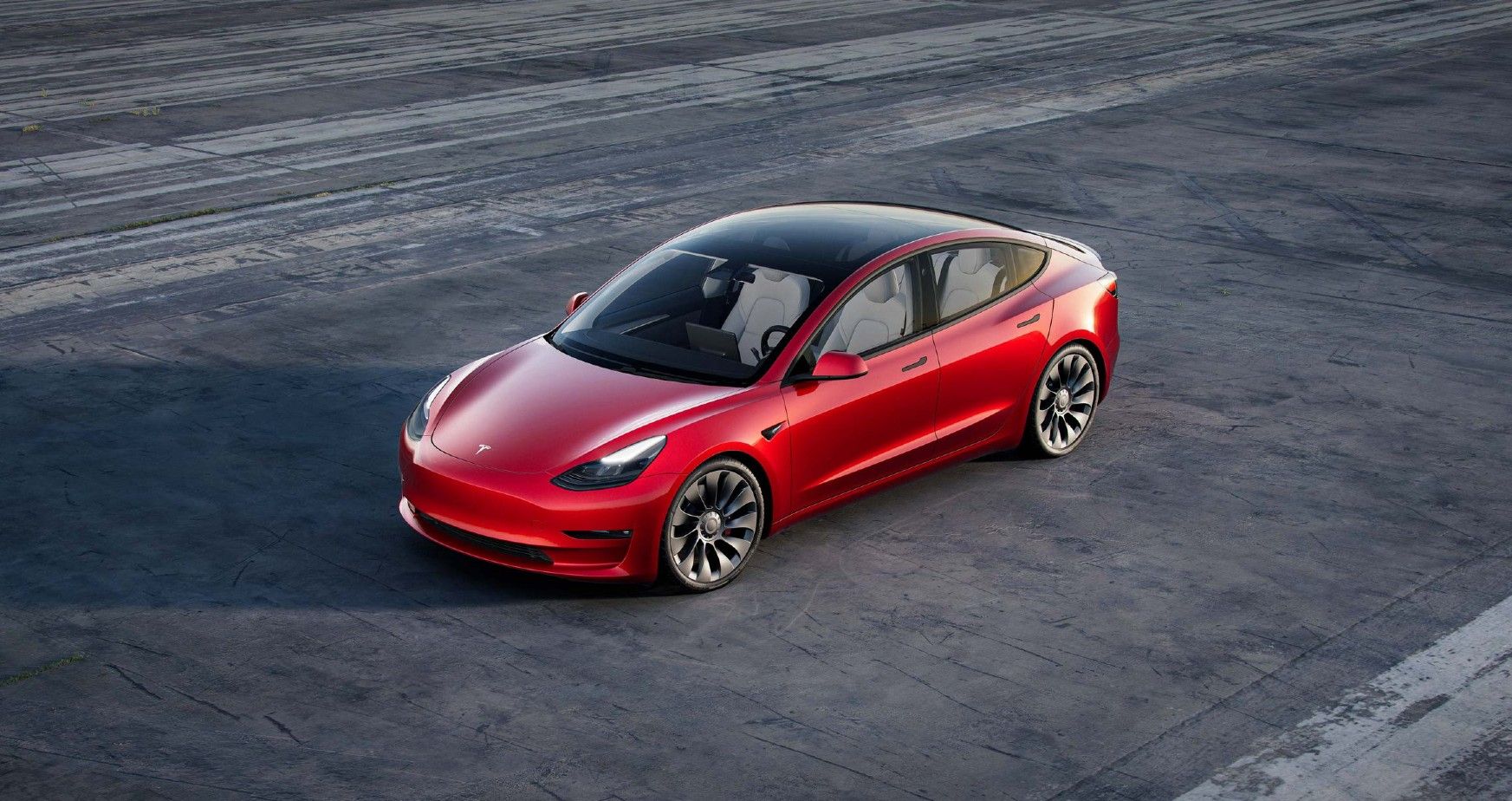 Tesla Model 3 Roof View