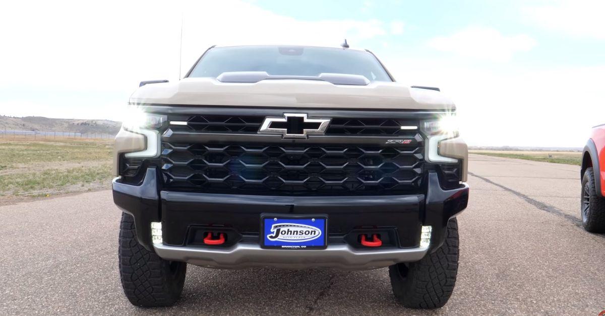 The Fast Lane Truck YouTube Channel 2022 Chevy Silverado ZR2 front view
