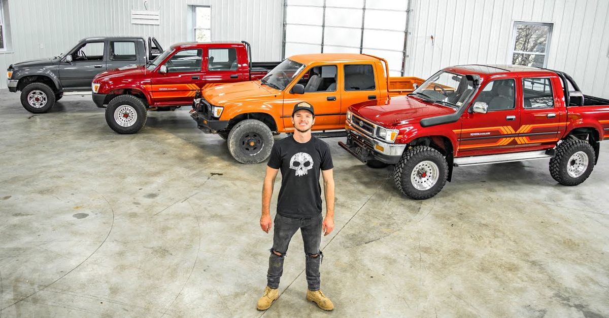 WhistlinDiesel YouTube Channel Toyota Hilux Truck Collection 