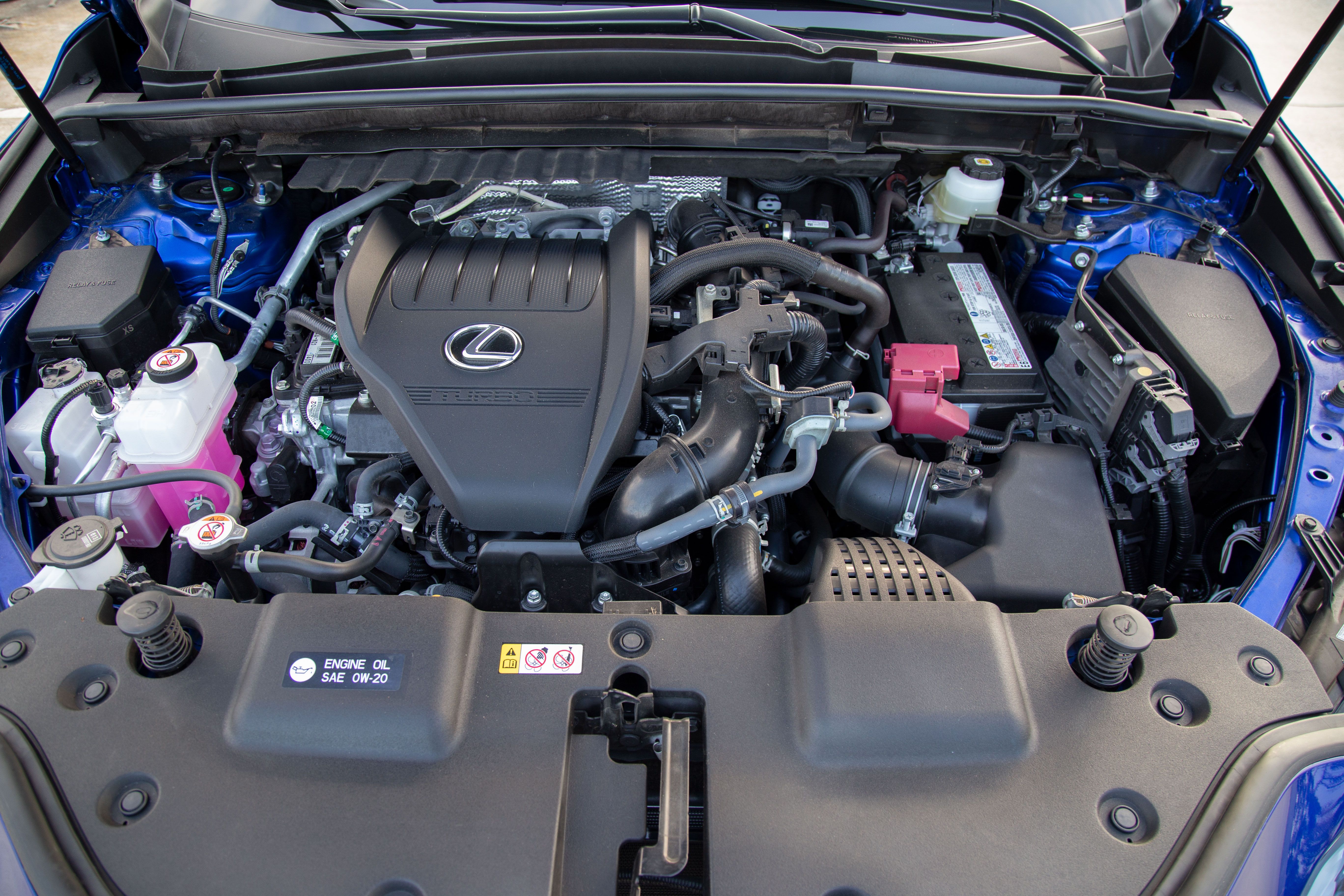 2022 Lexus NX 350 AWD F Sport Engine Compartment