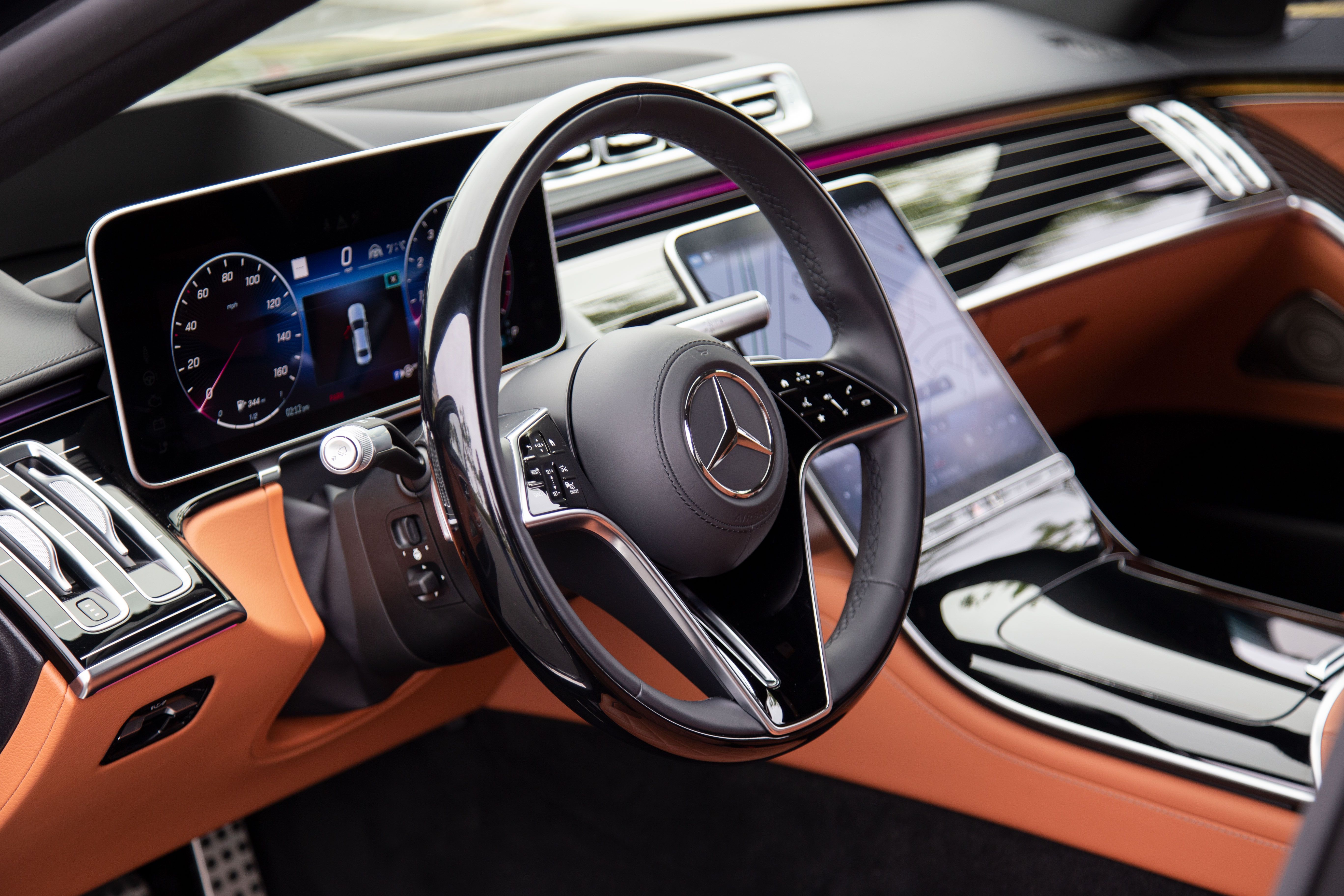 2022 Mercedes-Benz S500 4Matic Steering Wheel