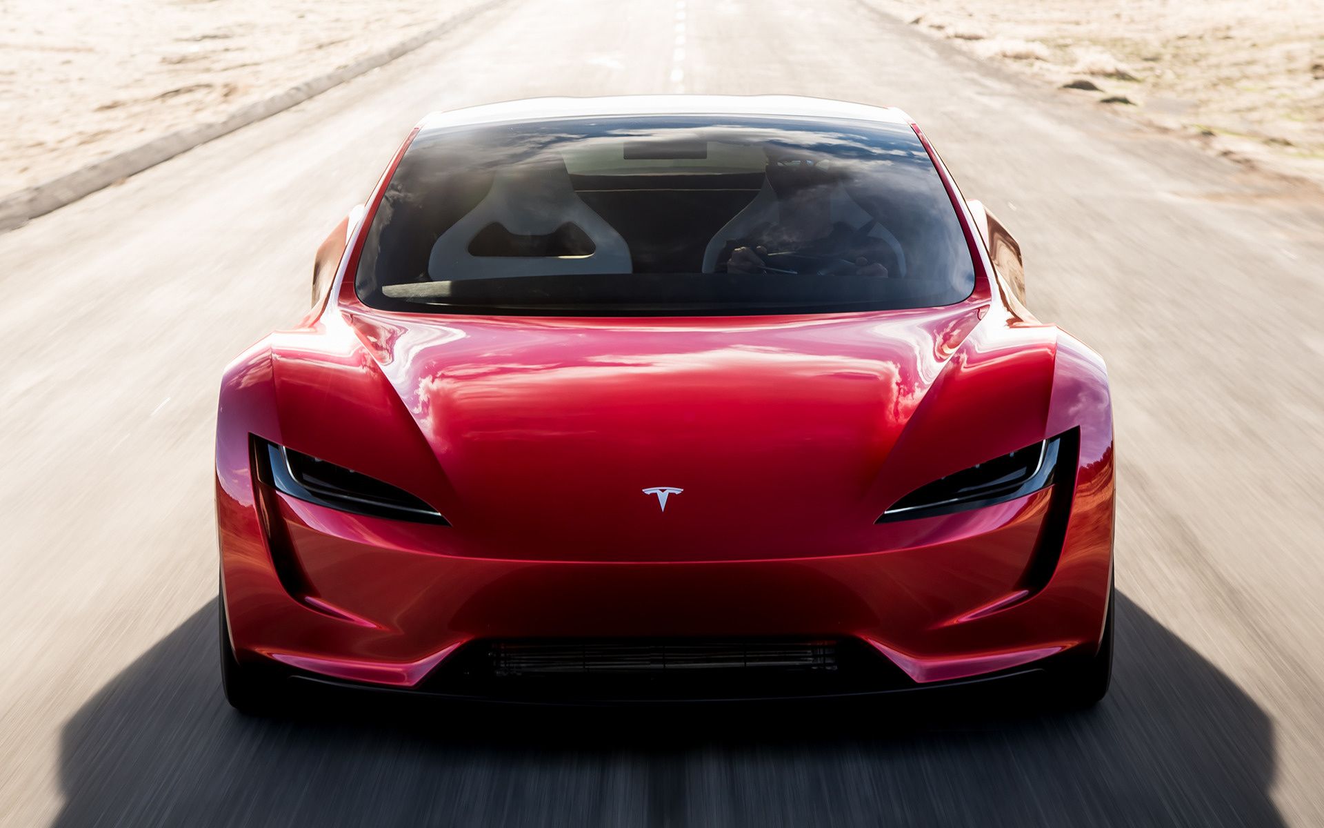 A test drive of the 2023 Tesla Roadster. 