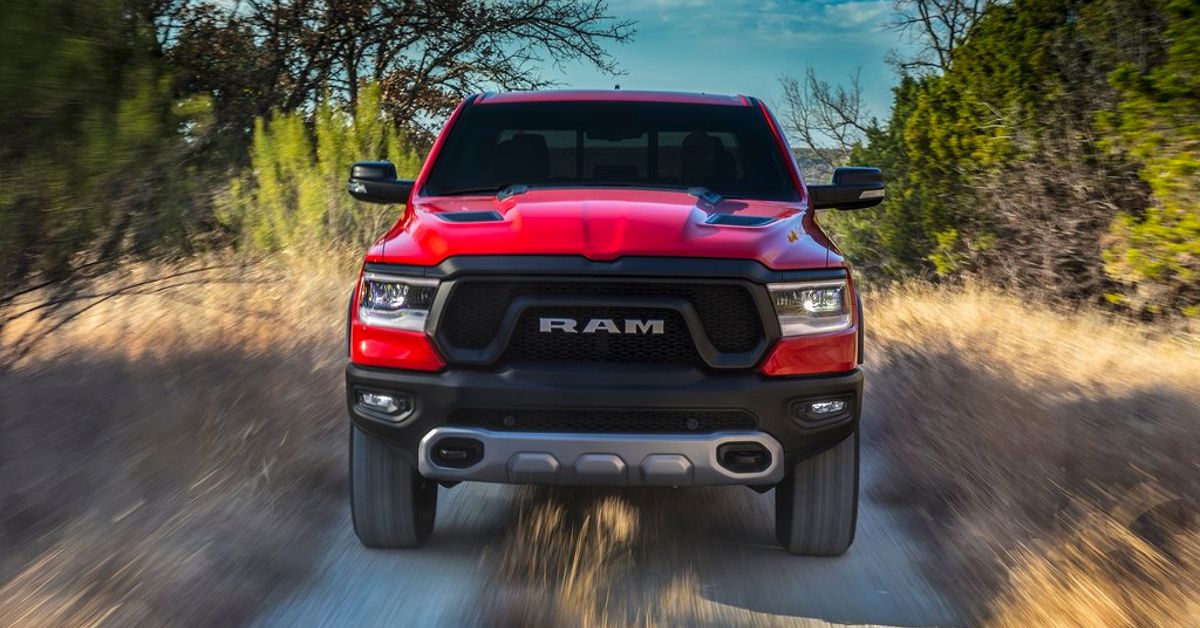 dodge ram 2019 150 front view