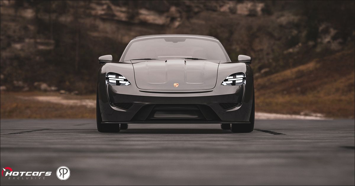 The front end of the electric 911 render