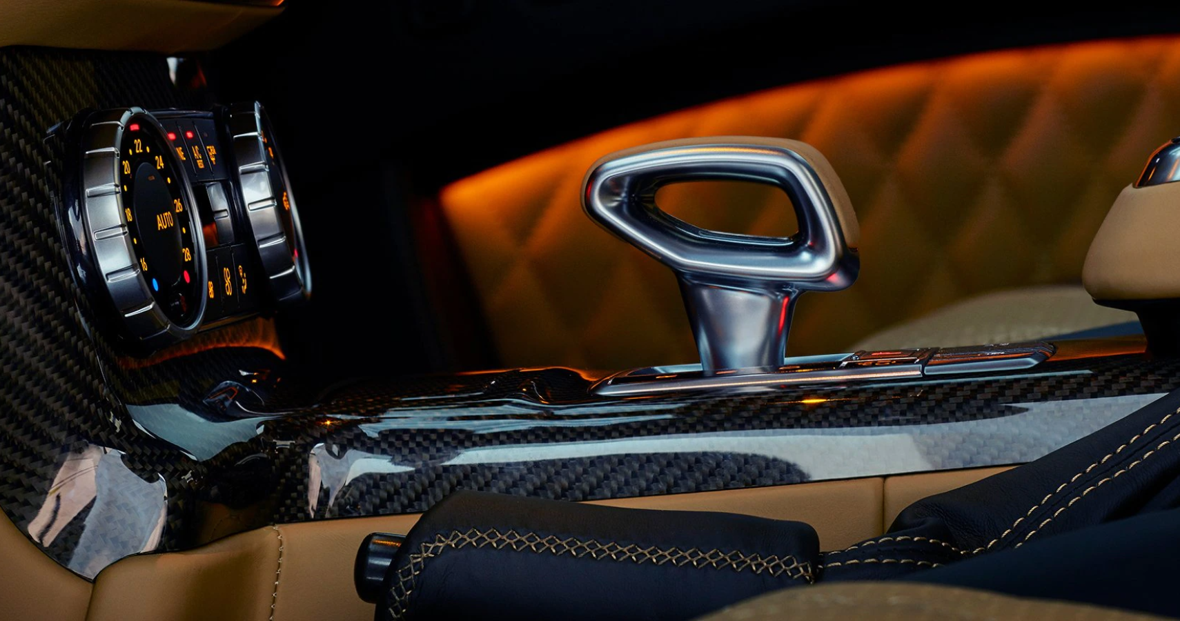 Mercedes Maybach G650 Landaulet center console close-up view