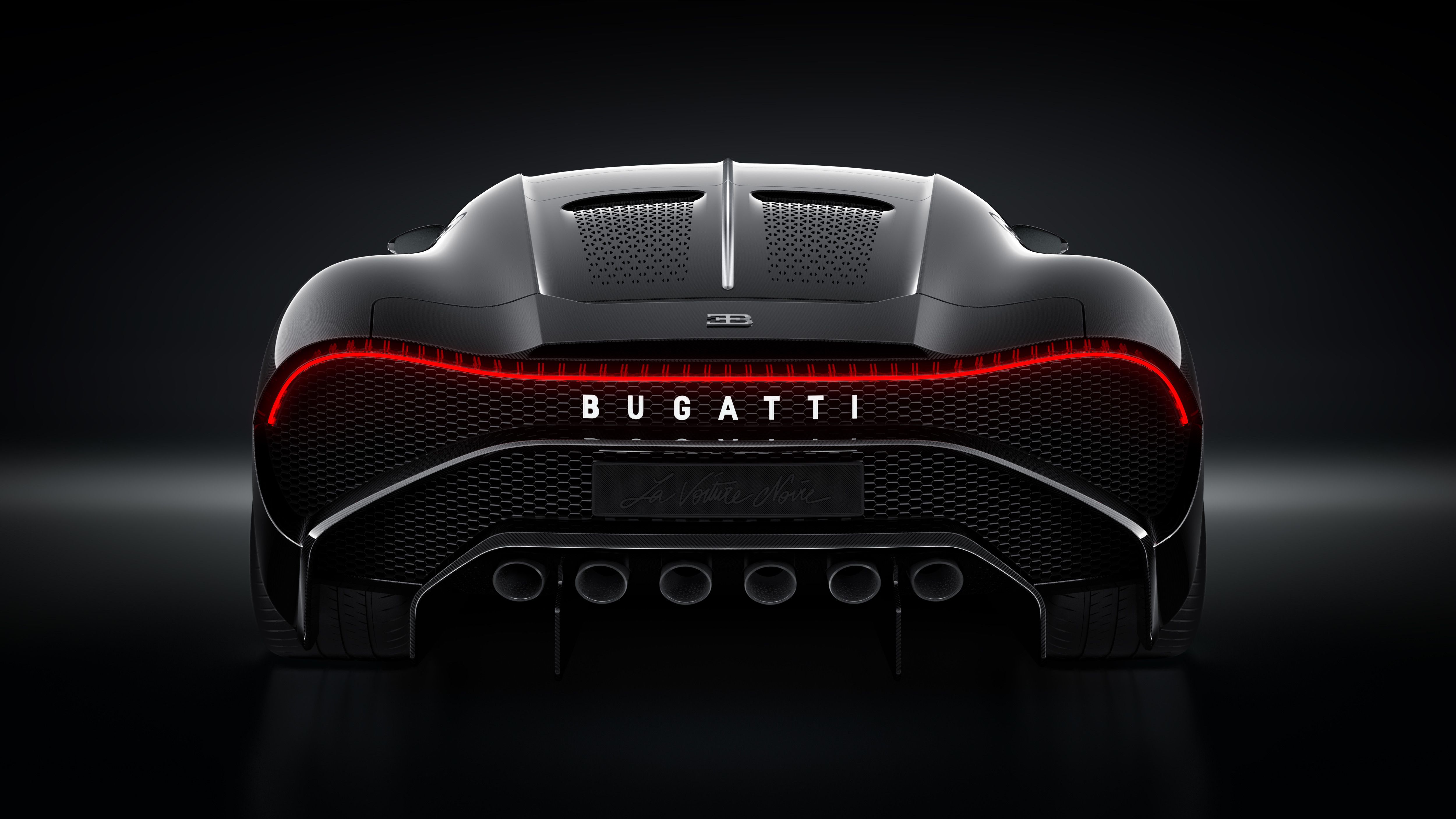 The Bugatti La Voiture Noire Tail Light.