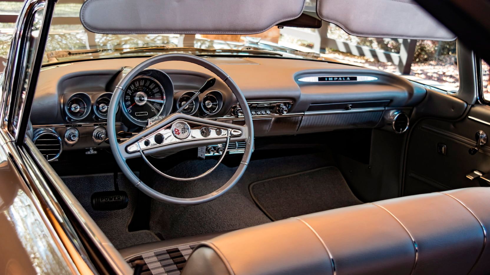 1959 Impala, interior view of driver's side