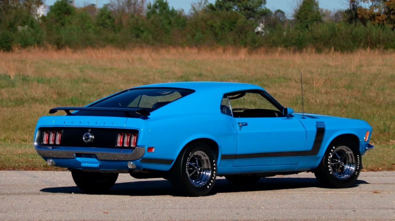 1970-Ford-Mustang-Boss-302-Fastback---Rear-Angle-1