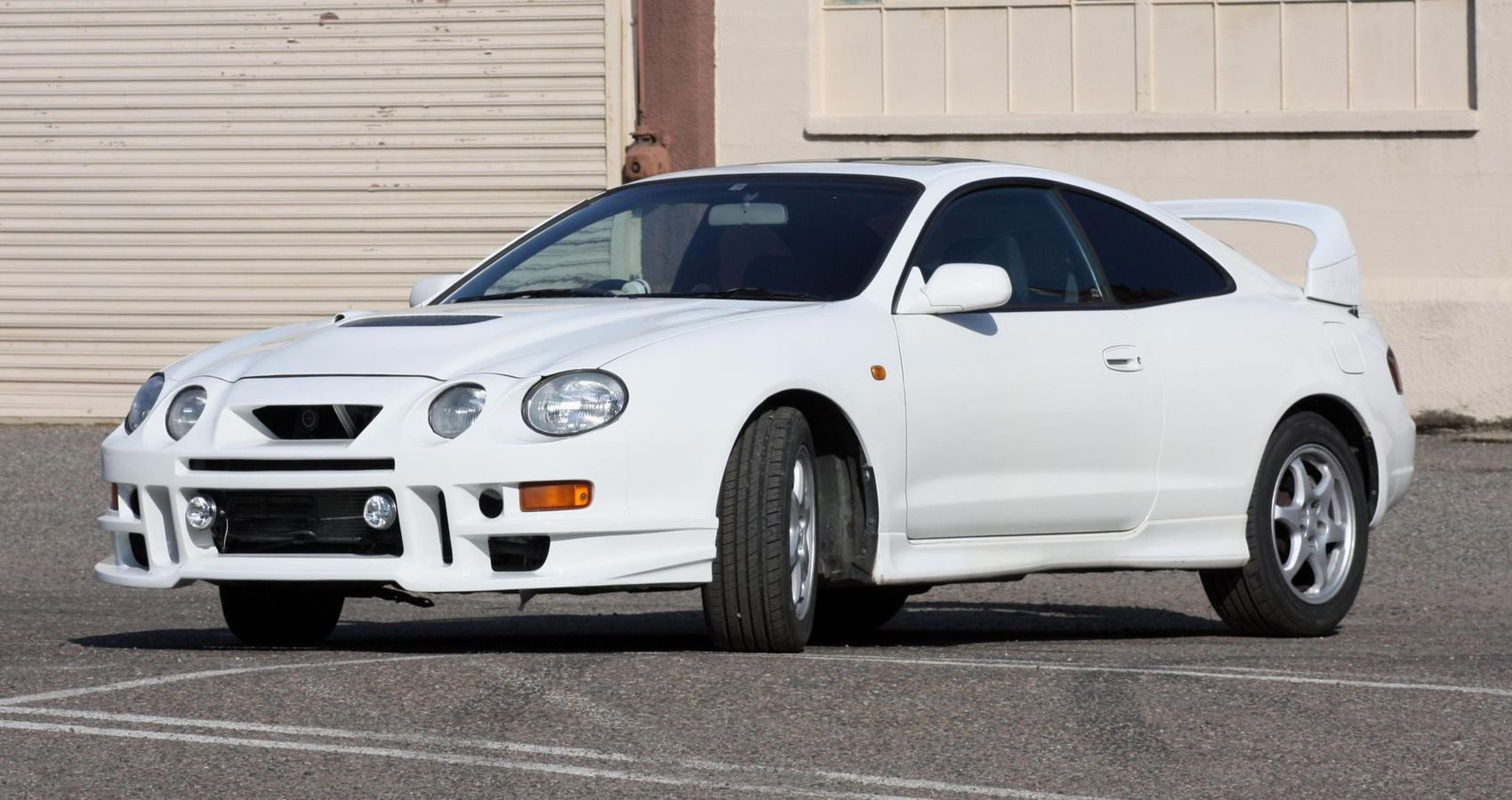1996 Toyota Celica GT Four, white, front view