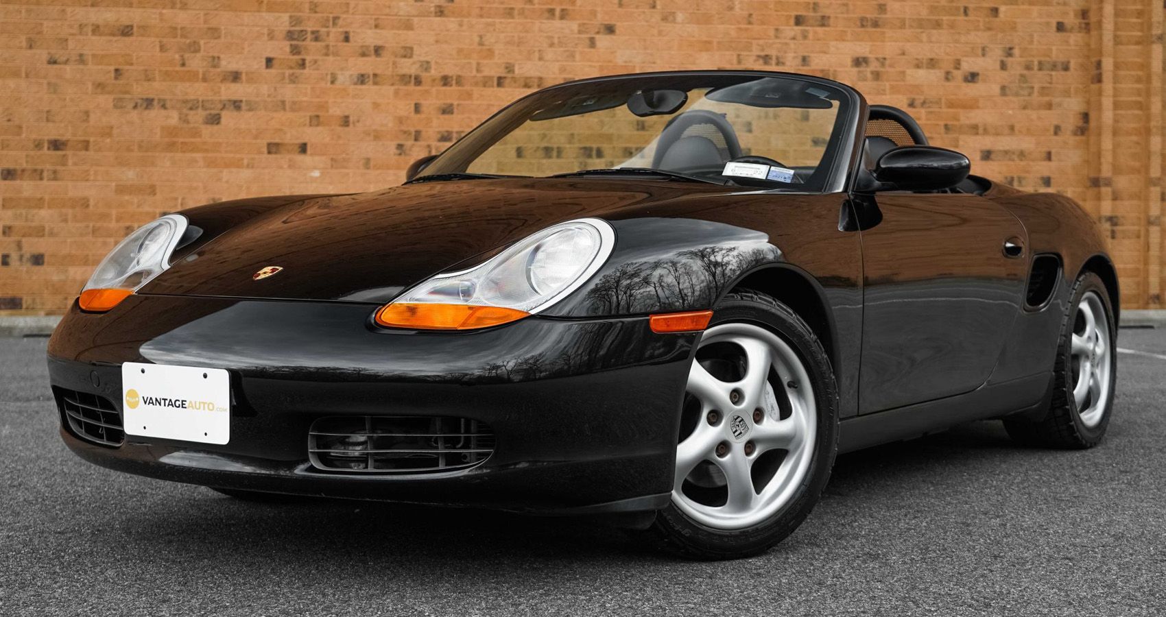 1997 Porsche Boxster 2 Door Convertible Black 