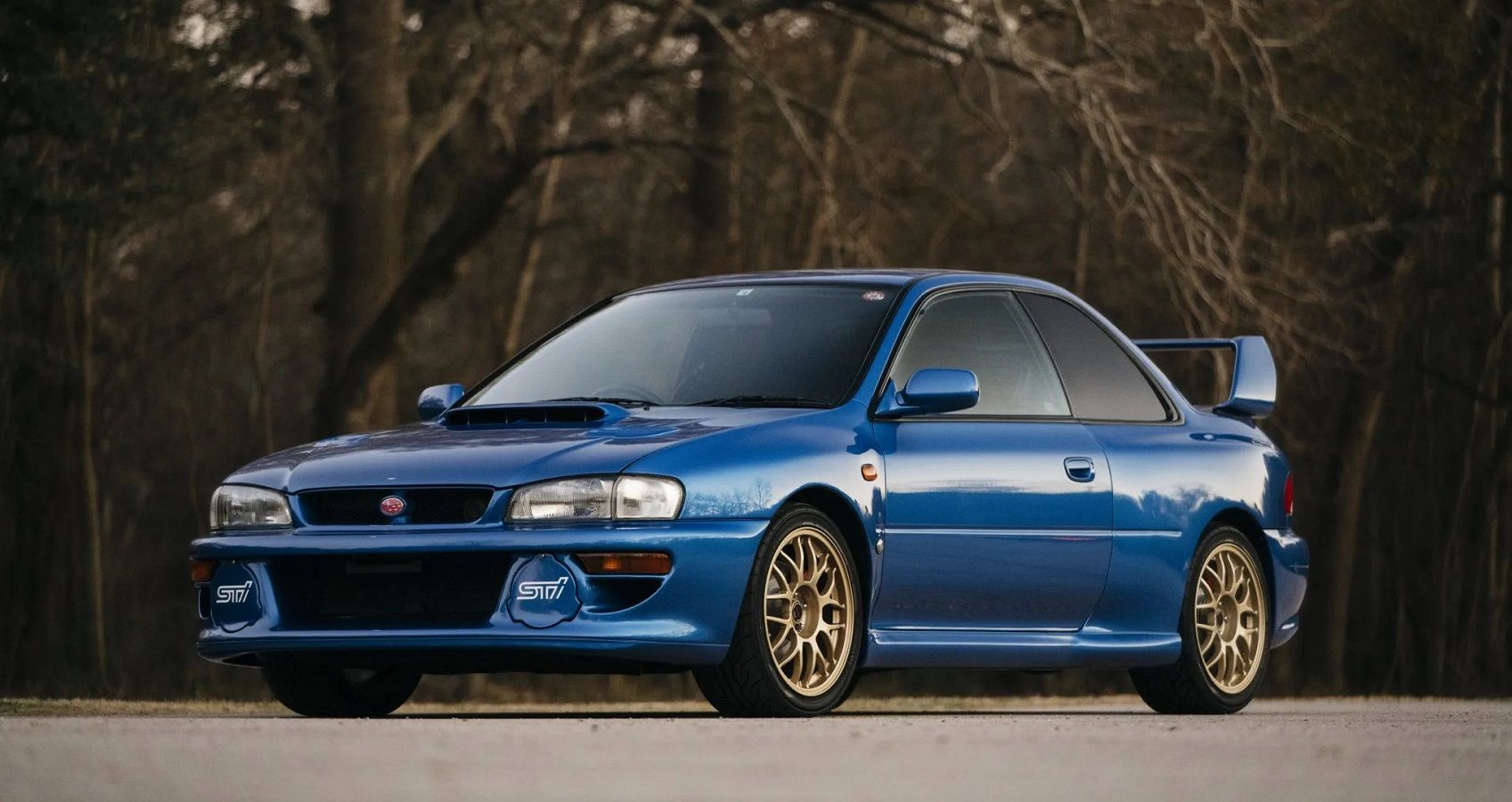 Blue 1993-2001 Subaru Impreza WRX 